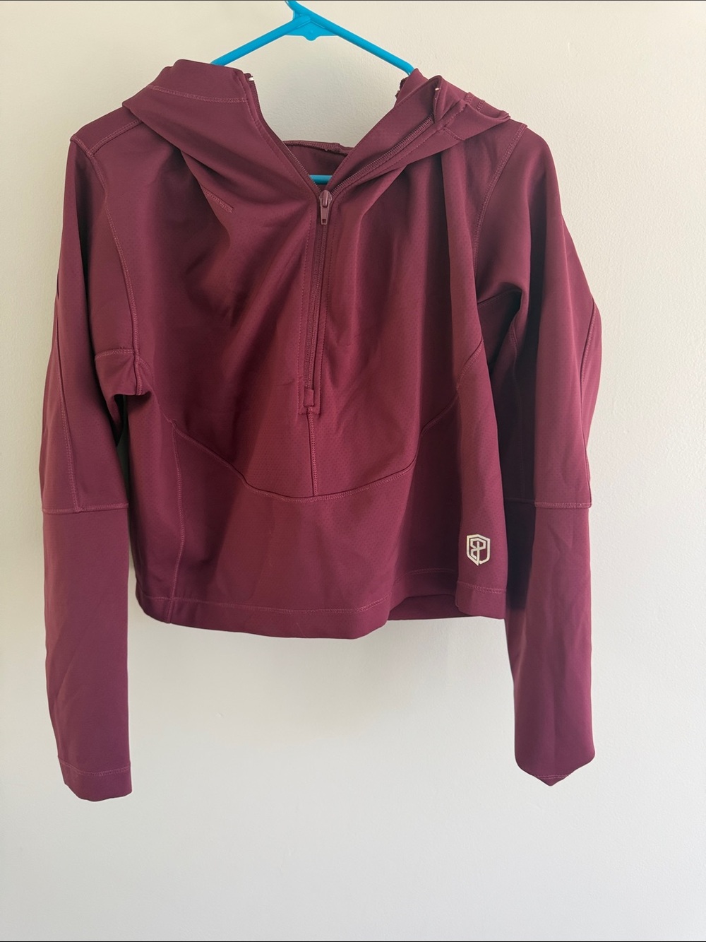 Born Primitive Women's Burgundy Hoodie Utility Jacket